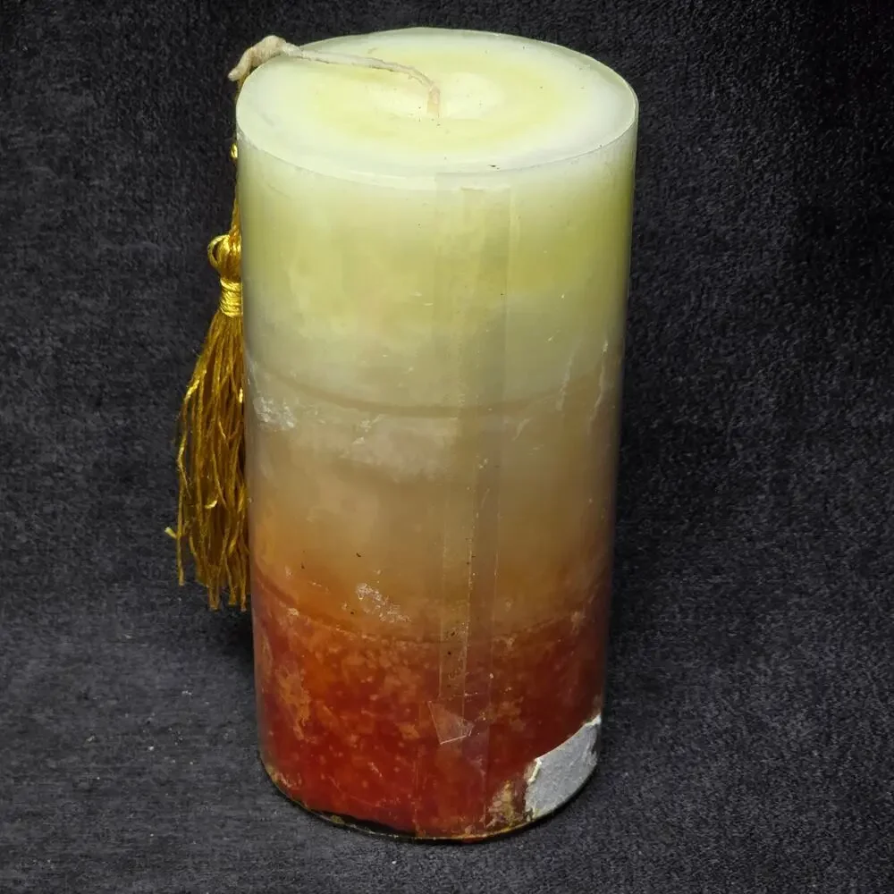 Chesapeake Bay Spiced Vanilla & Cinnamon Vanilla Mistletoe Glass Star Candles